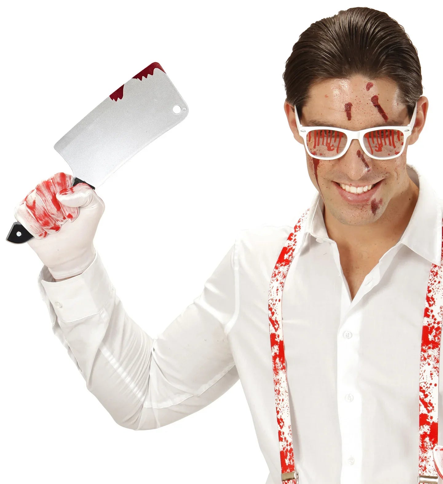 Machete de Carnicero Ensangrentado Accesorios Halloween Widmann